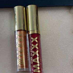 Milani MAXXX Plumping Lip Gloss Duo - Shimmering Gold and Bold Red